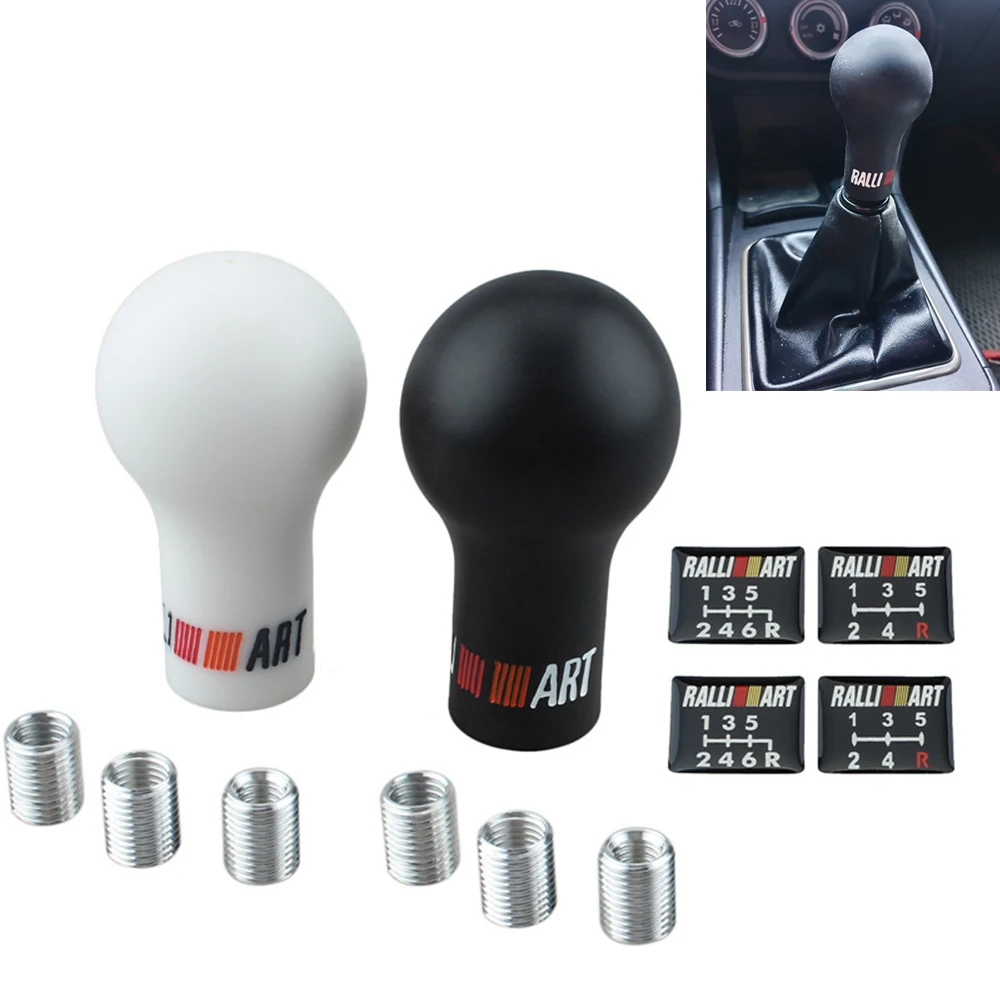 JDMRacingCarGearShiftKnobRalliartResinManualTransmission