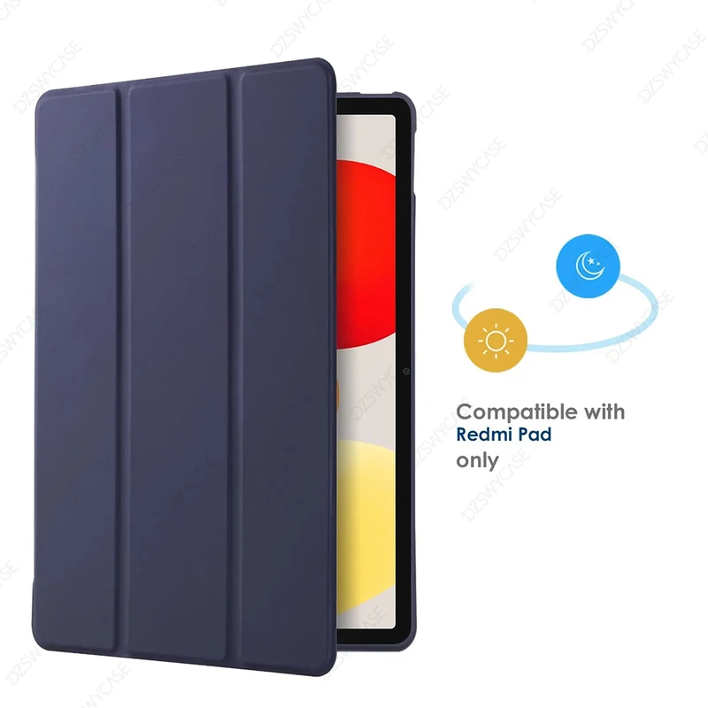 Silicone Case For RedMi Pad 2 , SE 11, 8.7, 9.7 Foldable with Auto Sleep...