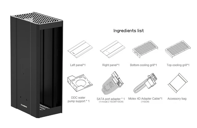 外部水冷ドック,冷却ラジエーター,デュアル240および360mm,強化