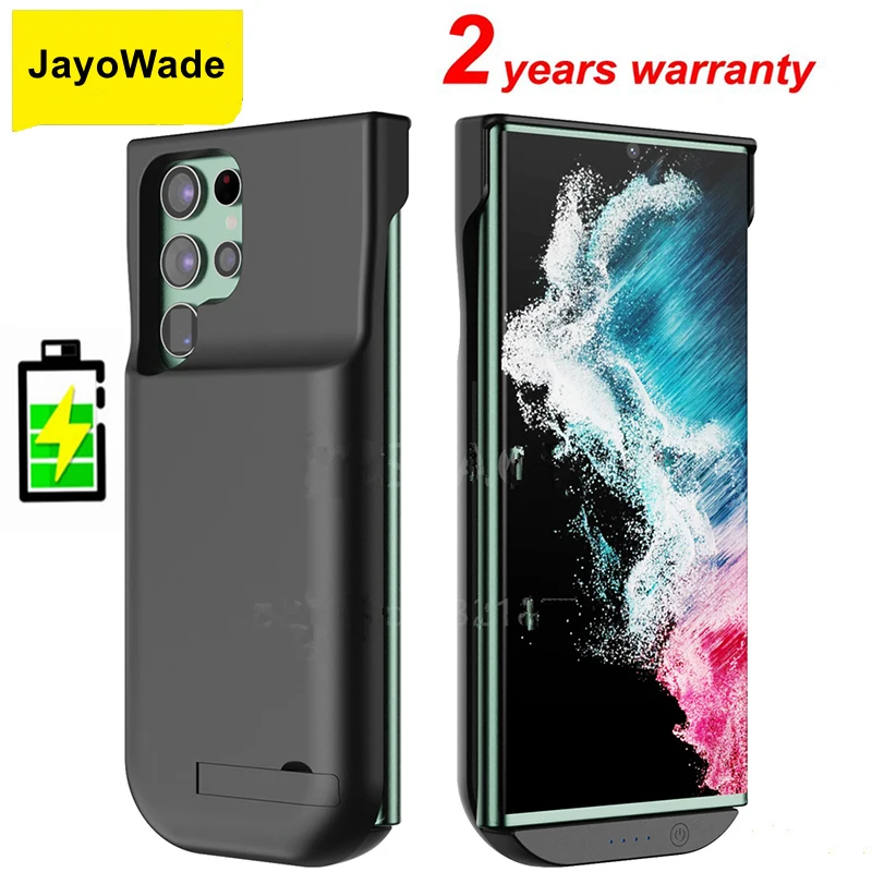 

Чехол JayoWade на 10000 мА · ч с зарядным устройством для Samsung Galaxy S23 Ultra S23 Plus + внешний аккумулятор для Samsung S23 Ultra чехол с аккумулятором