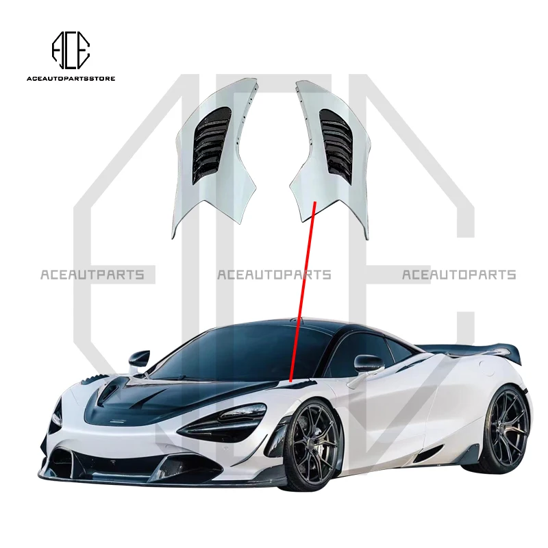 Per Mclaren 720S Parafanghi In Fibra Di Carbonio A Secco In Stile Tornado Kit Aero Trim 720S Body Kit Racing 2017