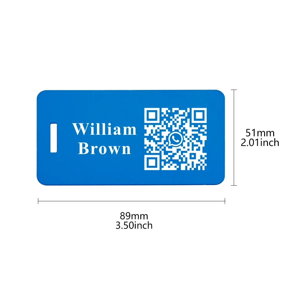 Рисунок 3 - QR-код, персонализированные бирки для багажа