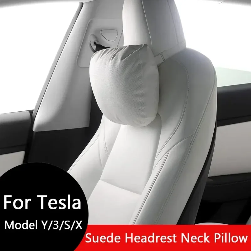 Headrest Neck Pillow For Tesla Highland Model 3/Y Model S X Car Neck Pillow For Traveling car headrest car pillow car neck pillow