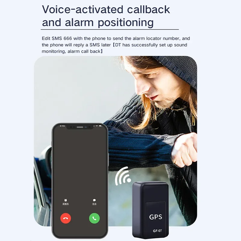 Mini GF-07 GPS Car Tracker Real Time Tracking Anti-Theft Anti-lost Locator Magnetic Mount Vehicle SIM Message Positioner gps locator,anti lost tracker,anti lose tracker,item locator,anti lost locator