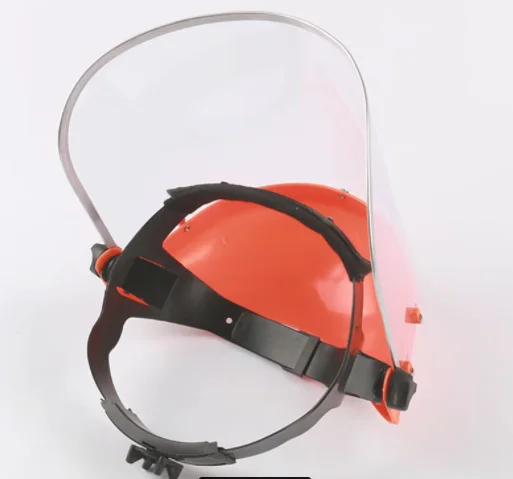 high quality ABS Enhanced anti-chemical splash protective mask anti-shock visor labor safety mask Aluminum alloy edging