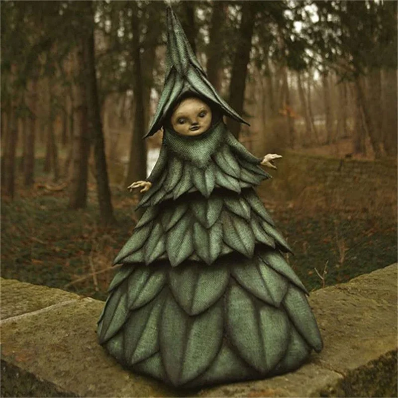S95e0488543b64ba182520c21571f630ac Halloween Witch Figurine Statue Resin Creepy Witch Sculptures Garden Decoration for Home Patio Yard Lawn Porch Garden Decoration Mallzona