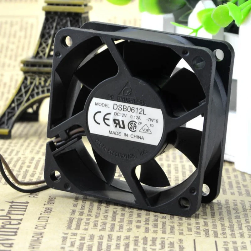 

Dsb0612l 6 W63 6025 6cm 12V 0.12a Mute CPU Chassis Fan