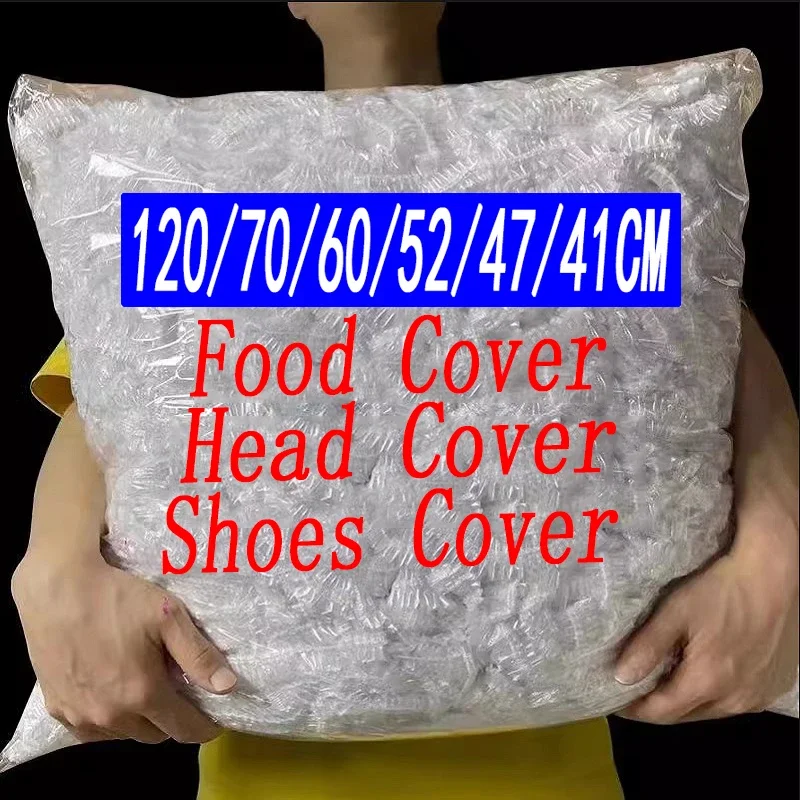 Food Cover Disposable Saran Wrap Food Grade Fruit Vegetable Storage Bag Elastic Plastic Bag Kitchen Fresh Keeping