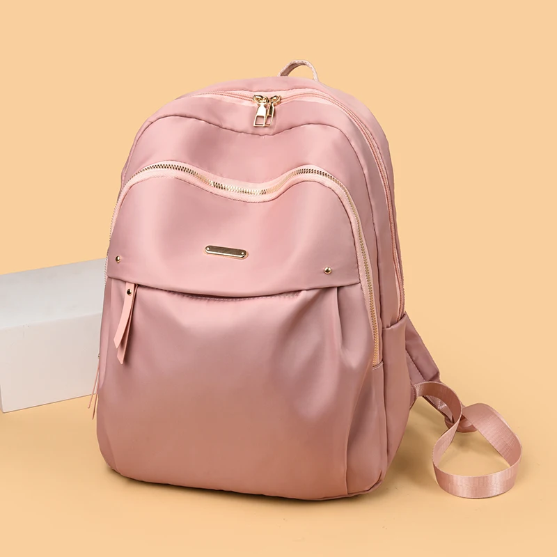 Ladies' fashionable backpack, suitable for daily commuting, casual fashion, adjustable shoulder straps, black, travel backpack