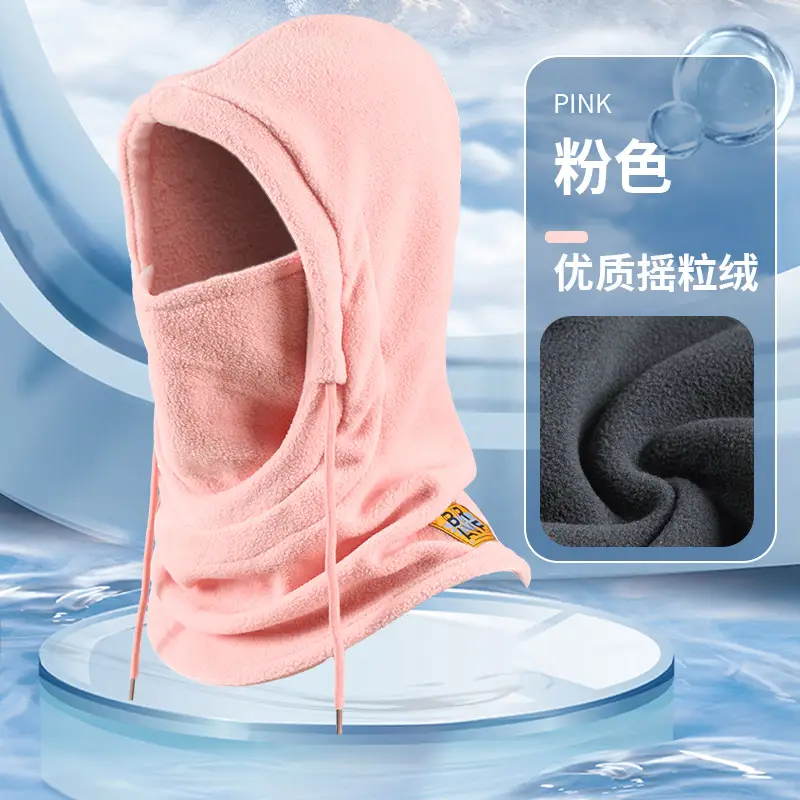 Winter Thermal Neck Warmer Outdoor Polar Fleece Balaclava Scarf Skiing Face Mask Snood Hood Hat Windproof Keep Warm Cycling Cap - Image 7
