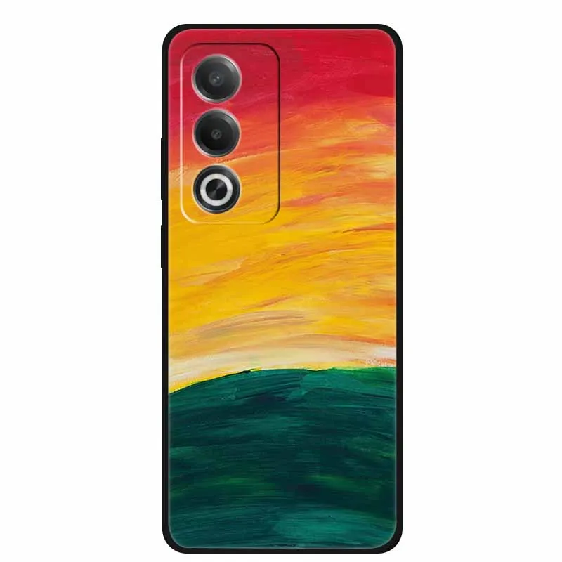 Marble Pattern Soft Silicone Phone Case - Fashionable TPU Back Protector Cover