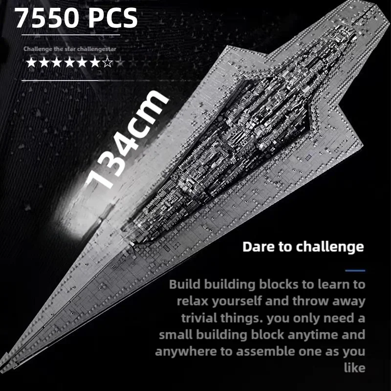 13134 Die MOC-15881 Executor Class Star Star Plan Space Wars Dreadnought Bausteine Ziegel Spielzeug Kinder Weihnachten Erwachsene Geschenke