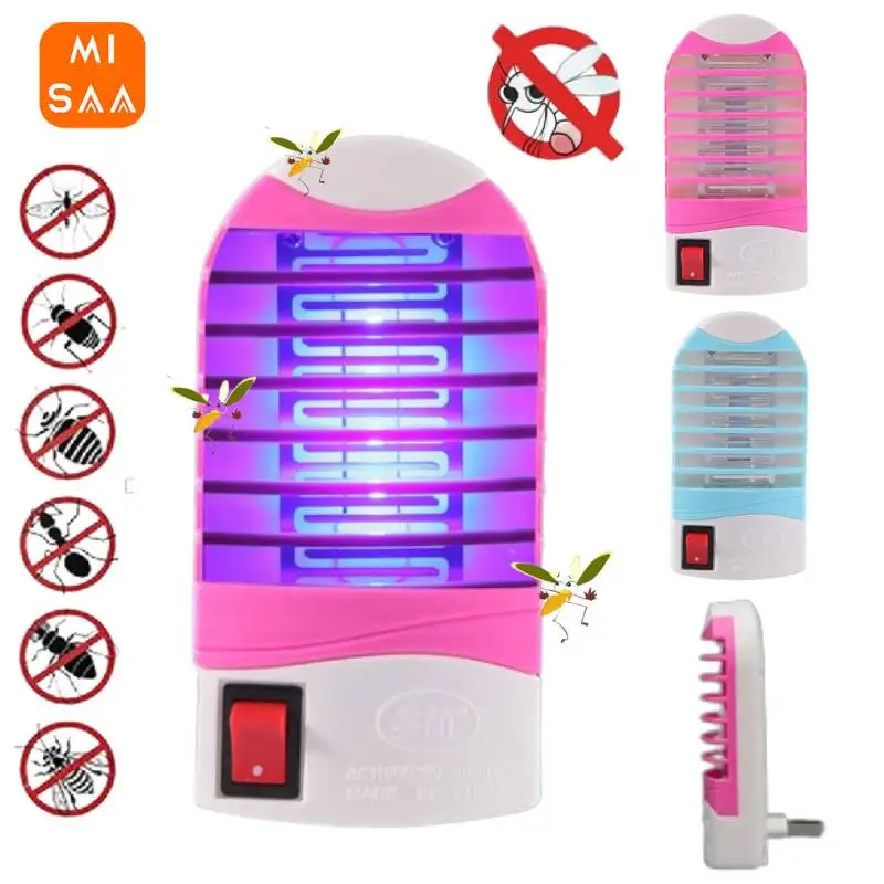 Xioami Mini Mosquito Lamp Led Night Light Household Electronic Mosquito Repellent Lighting Socket Plug Fly Insect Killer Catcher