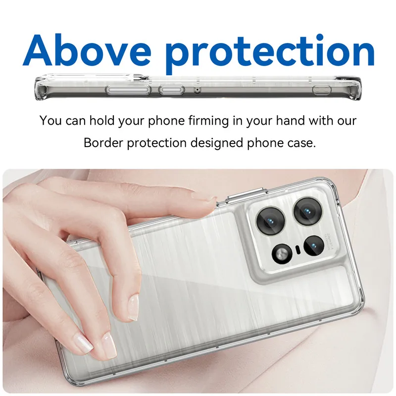 Shockproof Hard PC TPU Silicone Phone Back Case