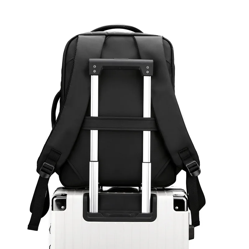 Backpack Men's Commuter Simple Business Trip Backpack for xiaomi Student Schoolbag Oxford Canvas Laptop Computer Bag Multi use