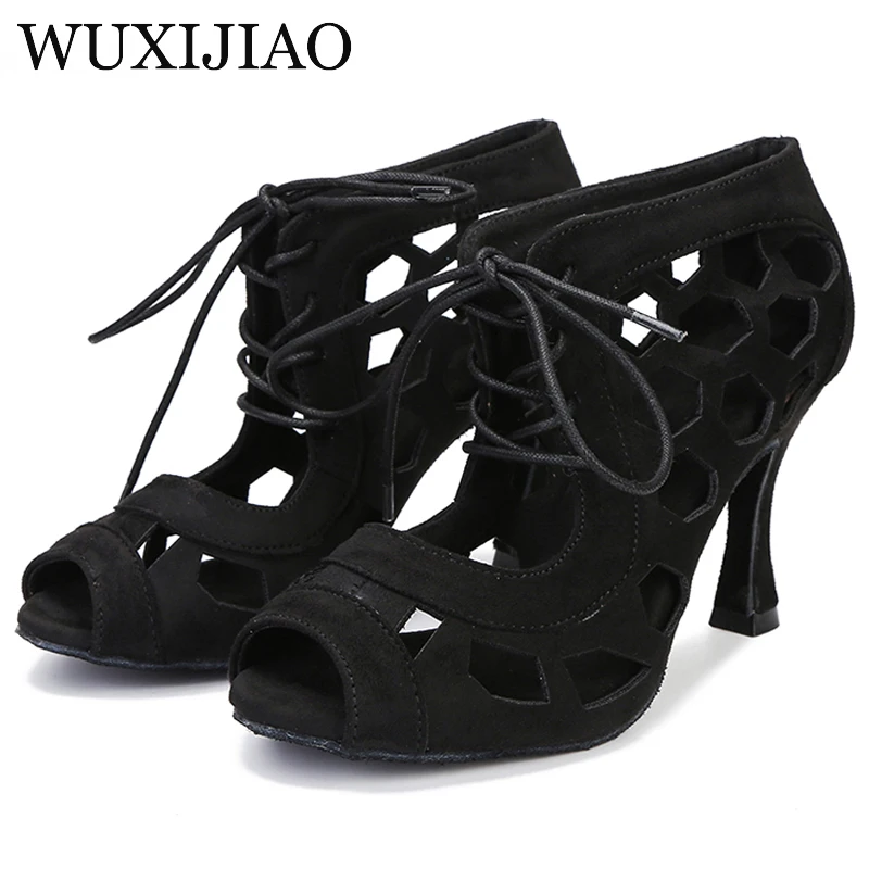 New latin dance shoes rumba tango salsa dance shoes national standard dance shoes fashion suede
