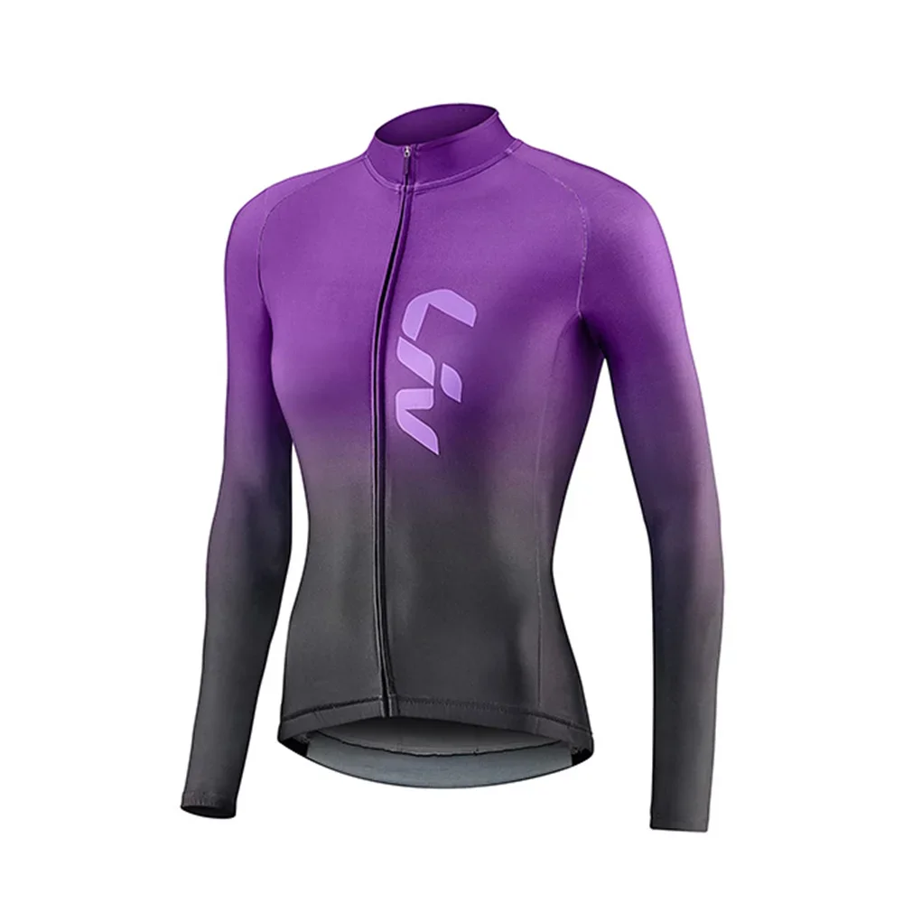 Winter Cycling Long Sleeve Jerseys Bicycle Thermal Fleece Clothing for Women winter jacket