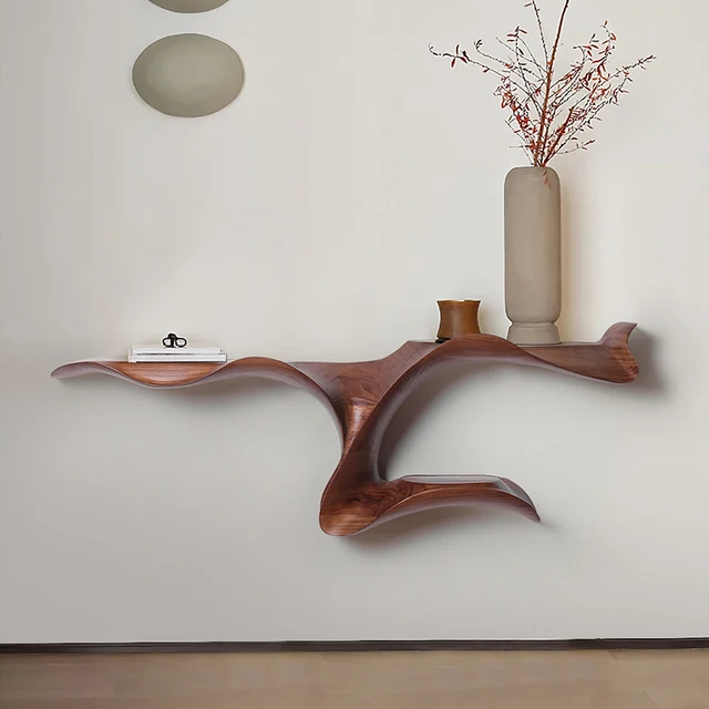 Table de Console esthétique Unique, neutre, minimaliste, tendance, pour porche, Cool, éclectique, Mesa Salón Centro, meubles de couloir 1