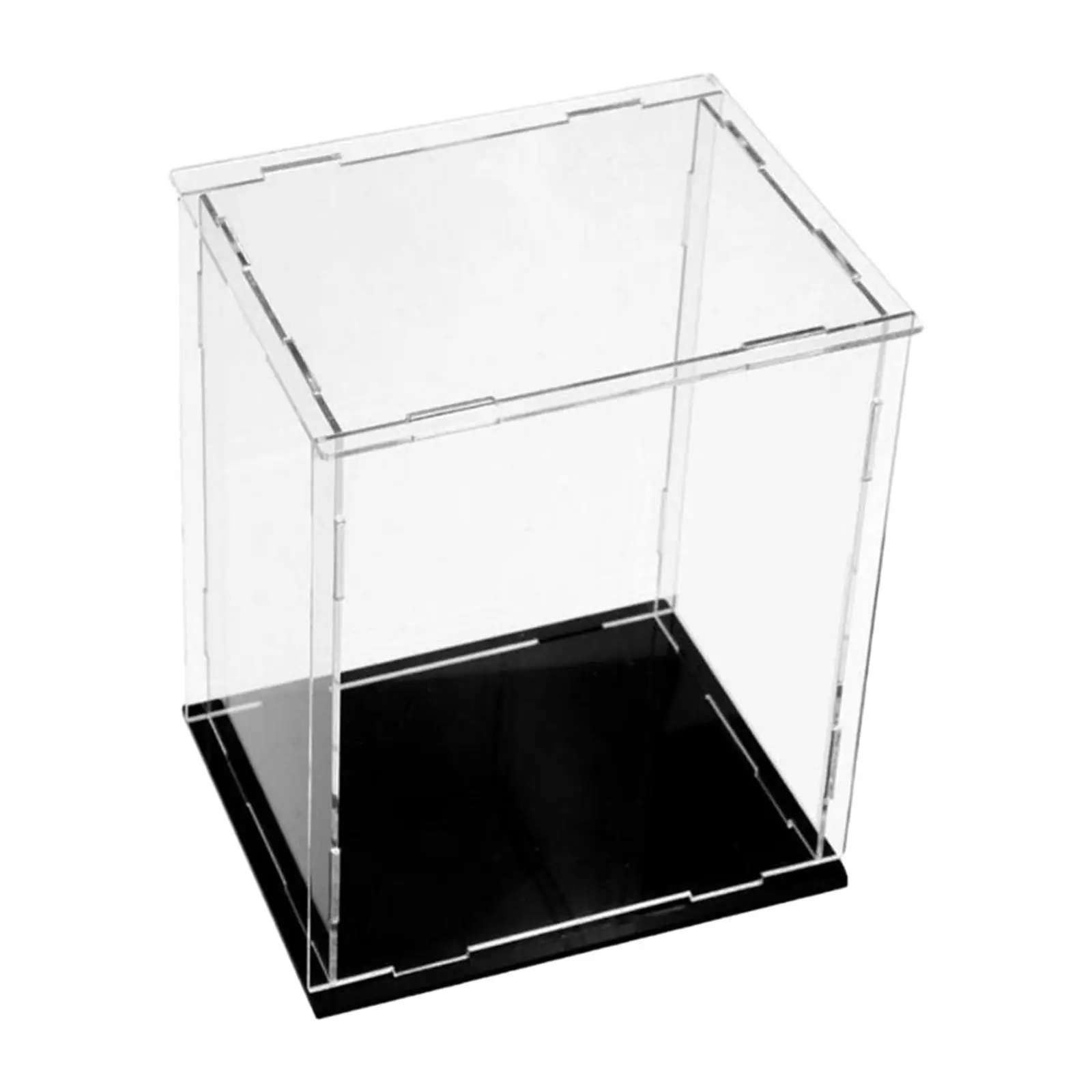 Acrylic Display Case Countertop Dustproof Stackable Collection Display Stand for