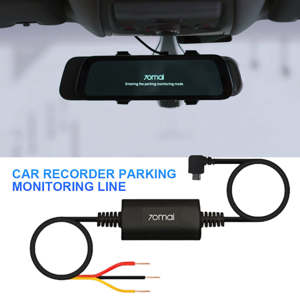 70mai Parking Surveillance Cable for 70mai 4K A800S A500S D06 D07 Lite2 D10 M300 Hardwire Kit UP02 Car DVR 24H Parking Monitor