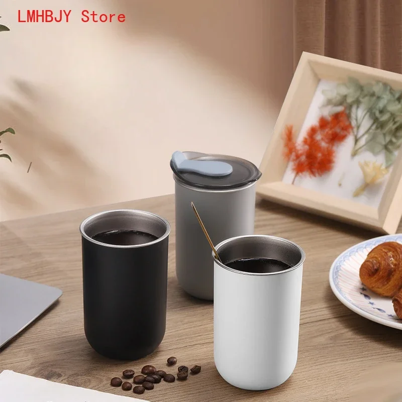 

300ml Outer Plastic Inner Steel Milk Cup Double Layered Insulated Coffee Mug Insulated Water Cup Stainless Steel Mouthwash Cup