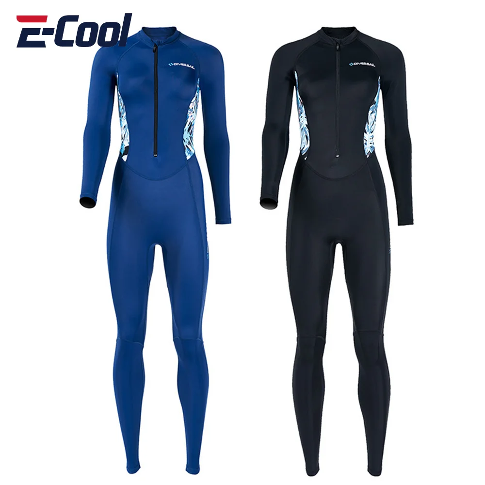 Women Swimwear One piece Thin Diving Suit Long Sleeve Full Body Surfing Swim Suit Snorkeling Beach Wear Sea Sunscreen Swimsuit