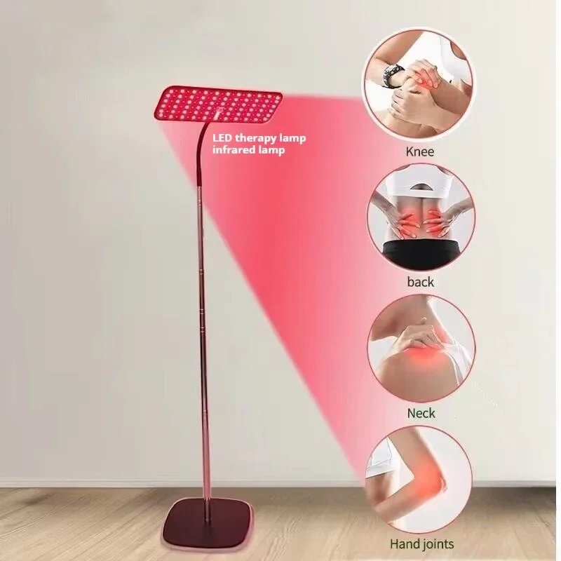 660nm 850nm LED Red Light Therapy Panel with Stand Near Infrared Therapy Lamp Devices for Body Muscle Relax and Skin Care