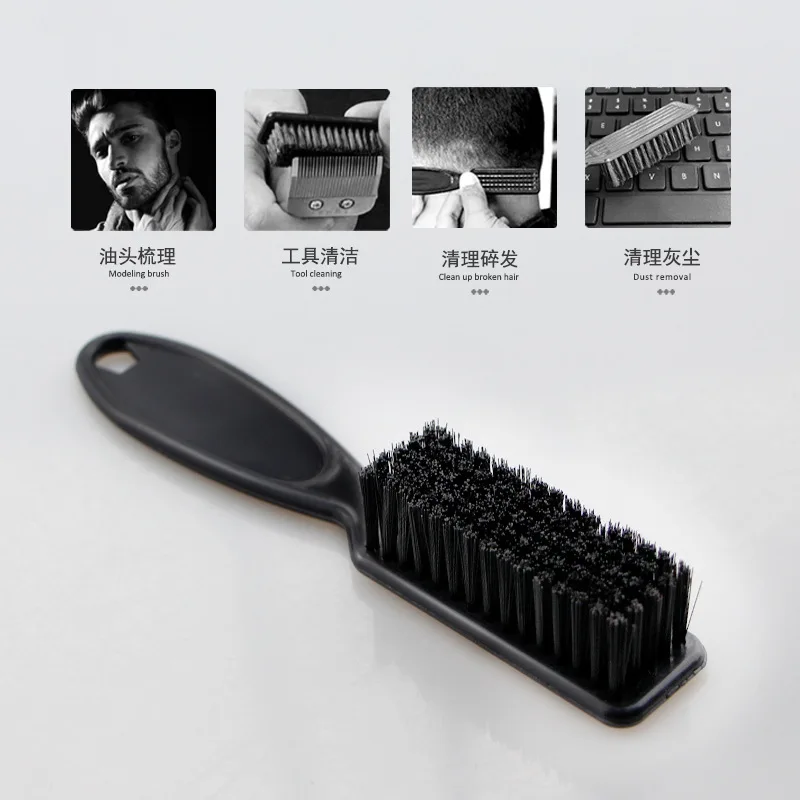 Plastic Handle Hairdressing Soft Hair Cleaning Brush Barber Neck Duster Broken Hair Remove Comb Hair Styling Tools Comb Barber