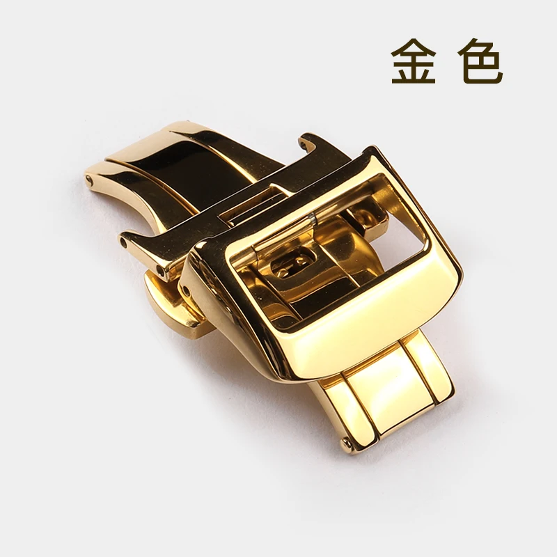 Rose Gold 18mm 316L Stainless Steel Butterfly Clasp