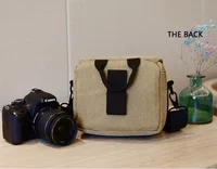 Canvas Camera Bag Case Bag For Canon EOS M10 M6 M5 SX60 SX50 SX30 SX510 1100D 1200D 1300D 450D 500D 600D 550D 18-55mm lens 4