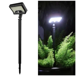 Solar Motion Sensor Garden Light with Adjustable Lighting and Weatherproof Design (White light)