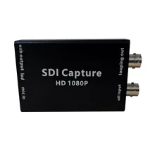 

SDI Converter SDI to USB Adapter Audio SDI Adapter BNC 1080P Converter for Monitor HD TV camera standard UVC/UAC Drive-free
