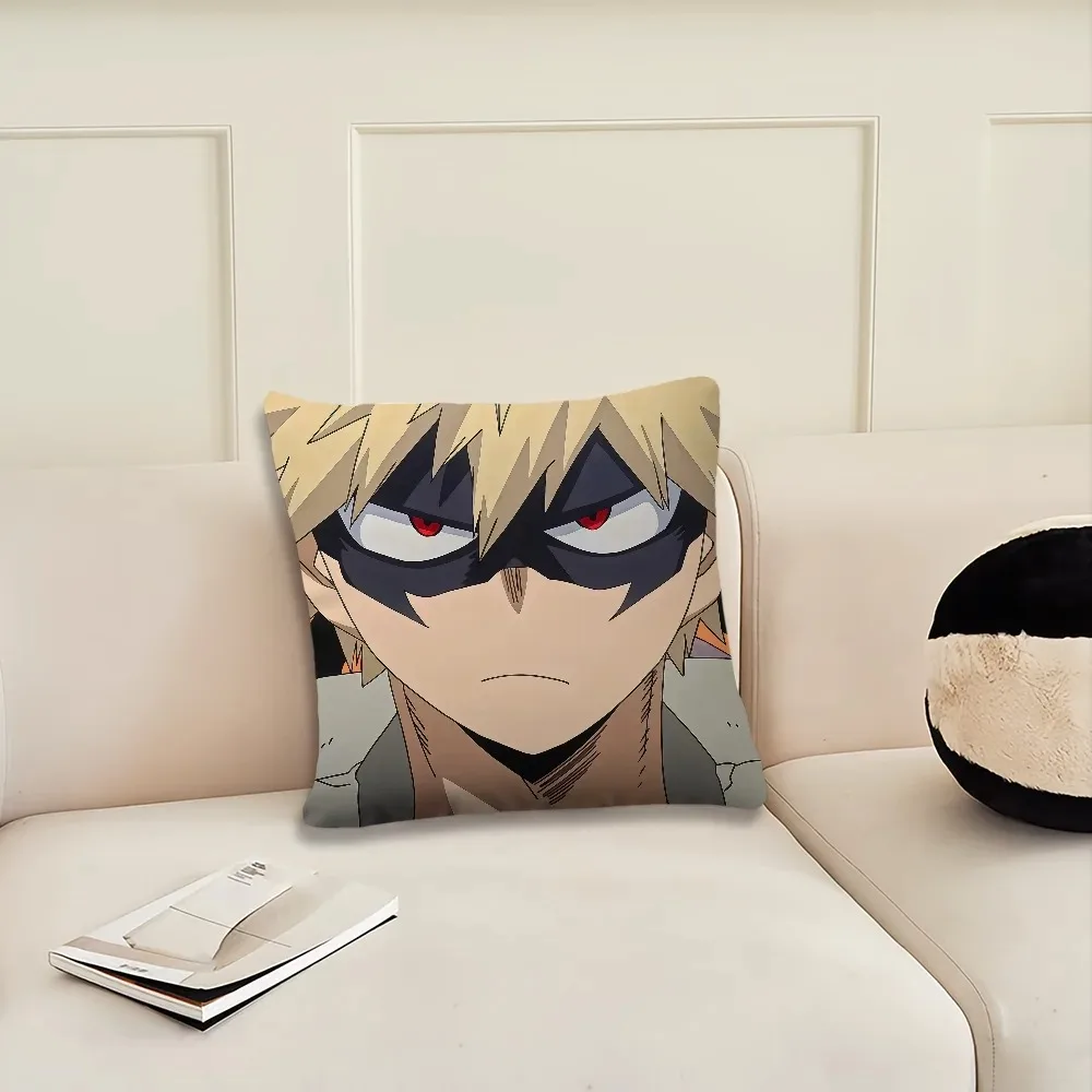 Anime M-My H-Hero Academia Katsuki Bakugo Kissenbezug Wohnzimmer Kopfteil Büro Schlafzimmer Kissen Sofa Nickerchen Zeit Kissenbezug – Detail 4