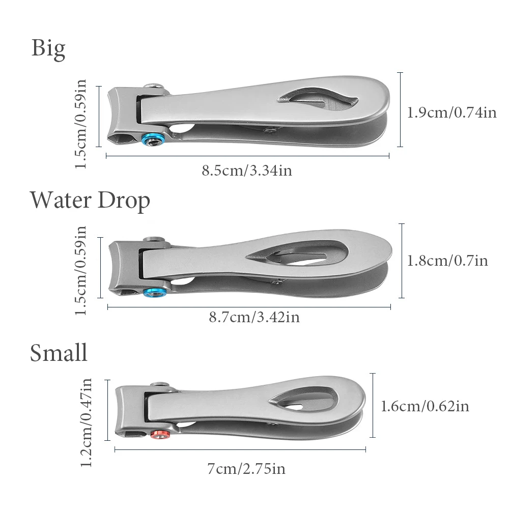Nail Clipper Thick Stainless Steel Nail Cutter Toenail Fingernail Manicure Trimmer  Toenail Clippers for Thick Nails Professional - AliExpress
