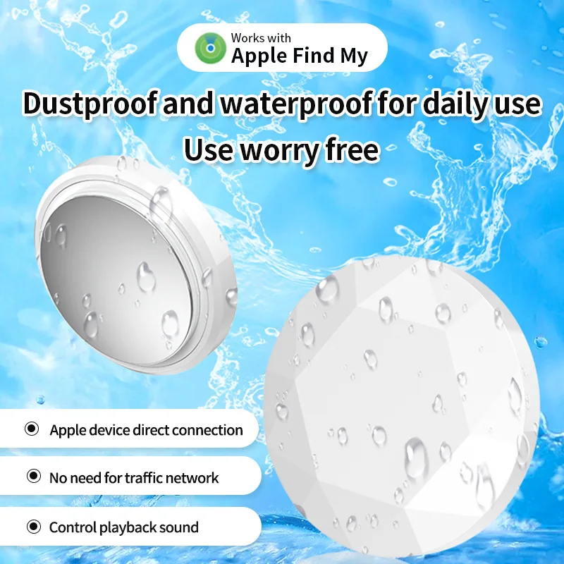 Ultra-Compact GPS Locator-Waterproof Tracker with 120-Day Battery, Works with iOS/Android for Pets/Kids