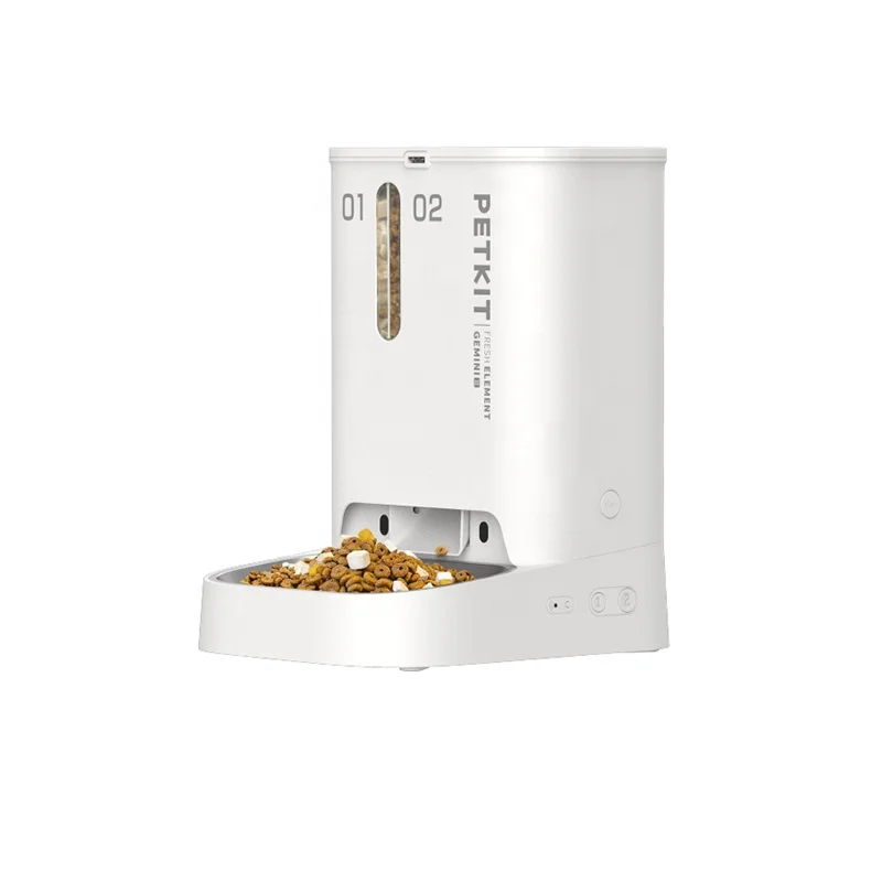 

Smart Feeder Fresh Element Gemini 2L + 3L 2 containers 3 modes Cats Dogs Automatic Food dispenser