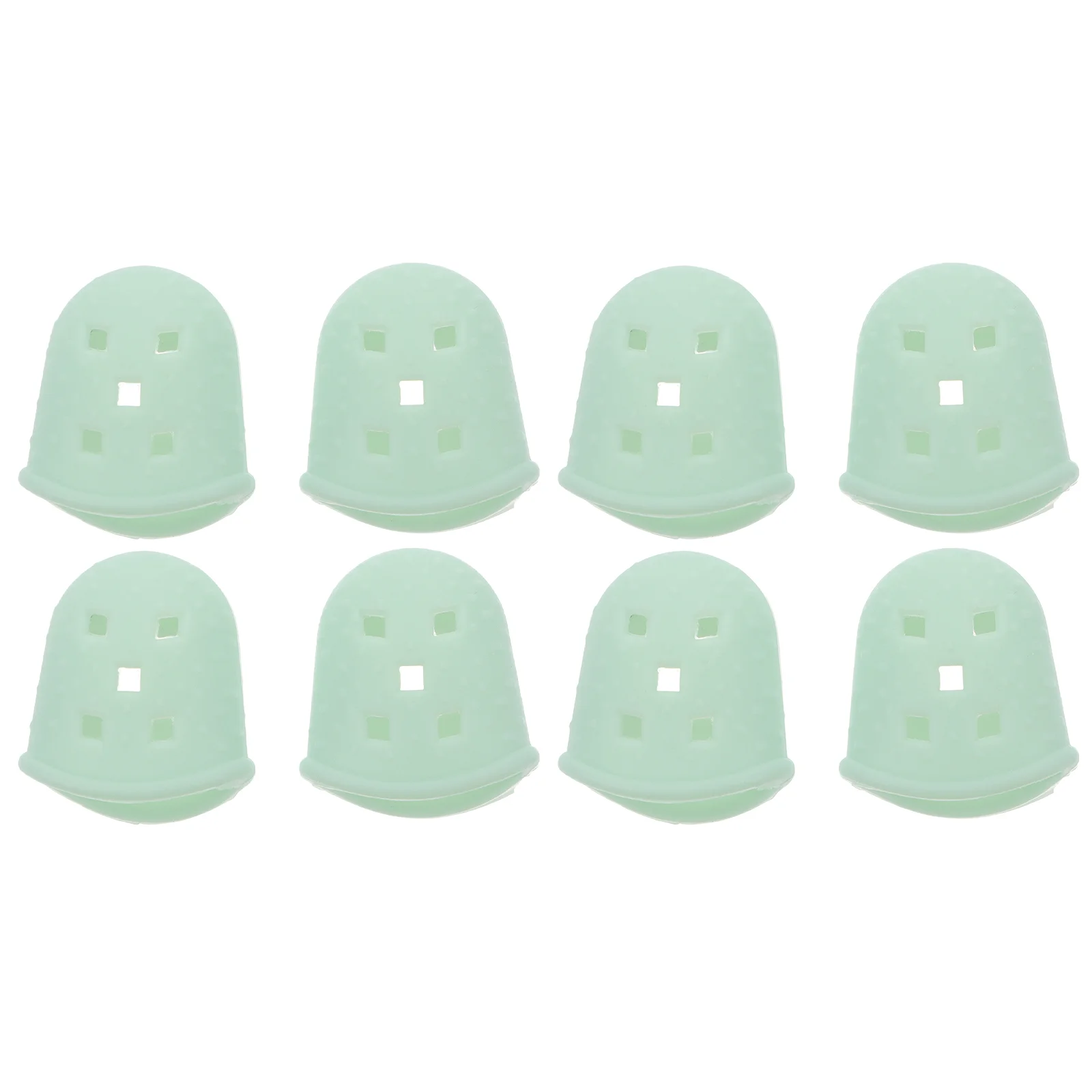 

8Pcs Kalimba Finger Pic Guitar Finger Guards Nonslip Silicone Fingertip Protectors Silicone for Stringed Instrument