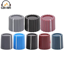 6.4mm Plastic Vintage Marconi Point Knob Button Guitar AMP Effect Pedal Stomp Box 1/4