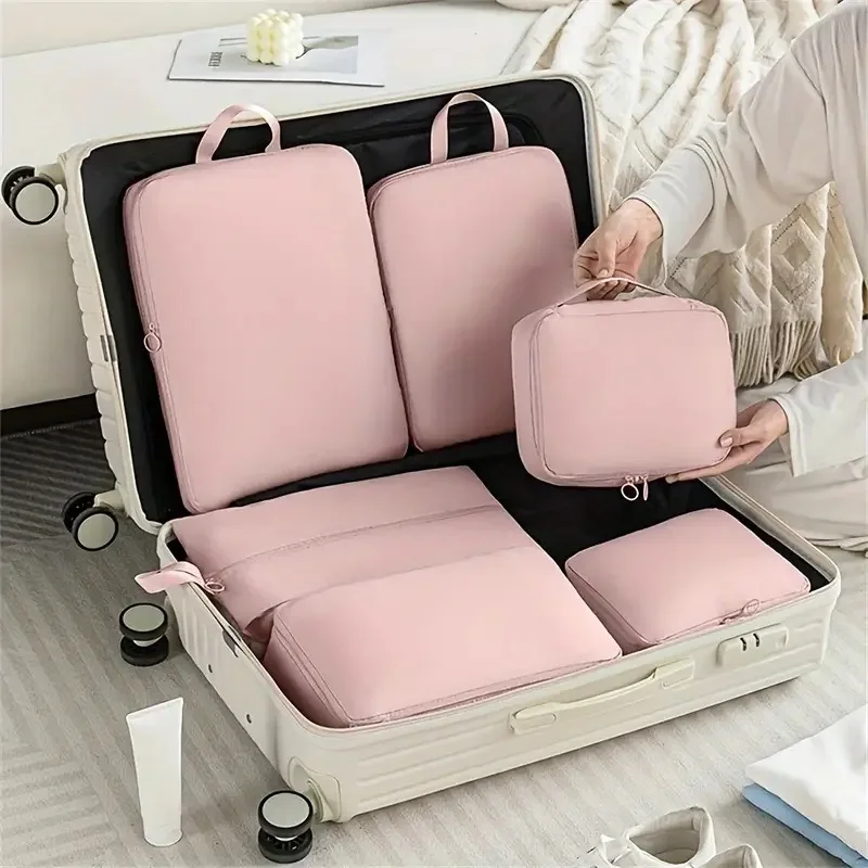 6-Piece Travel Storage & Packing Organizer Set
