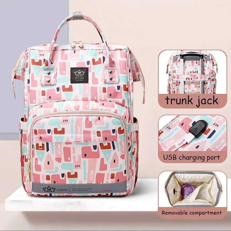 Mochila Para Pañales Y Biberones Mochila Pañalera Multifunción