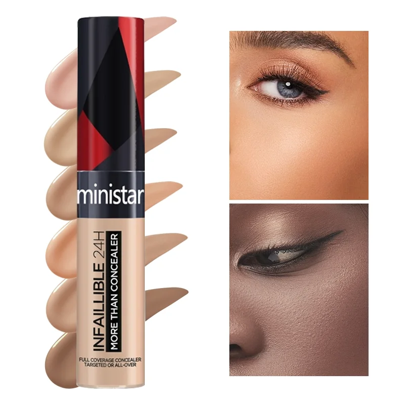 Concealer liquid full coverage of dark circles and facial color concealer