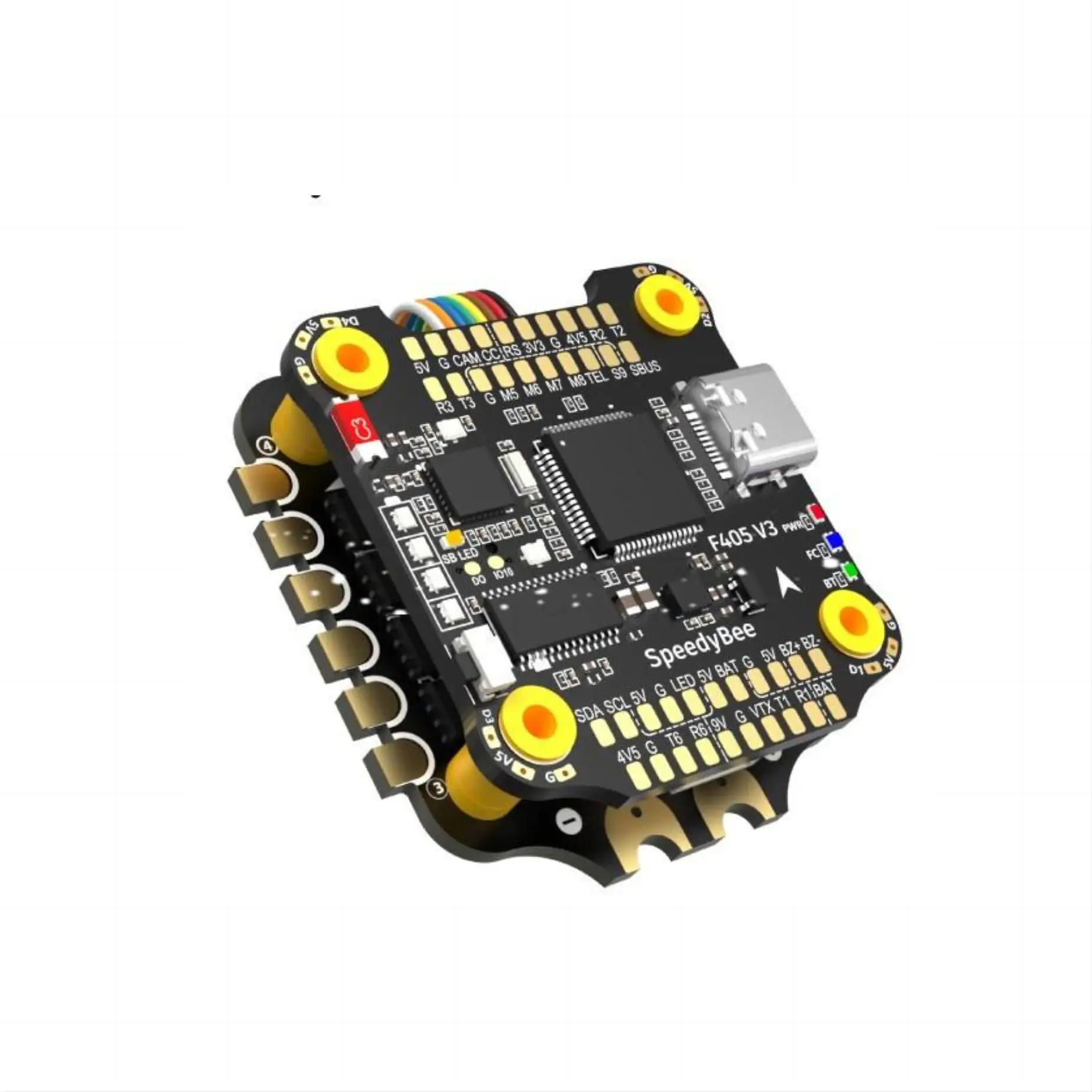 

SpeedyBee F405 V3 50A Stack FC ECS BMI270 30x30 Flight Controller BLS 50A 4-in-1 ESC 3-6S LiPo For RC FPV RunCam