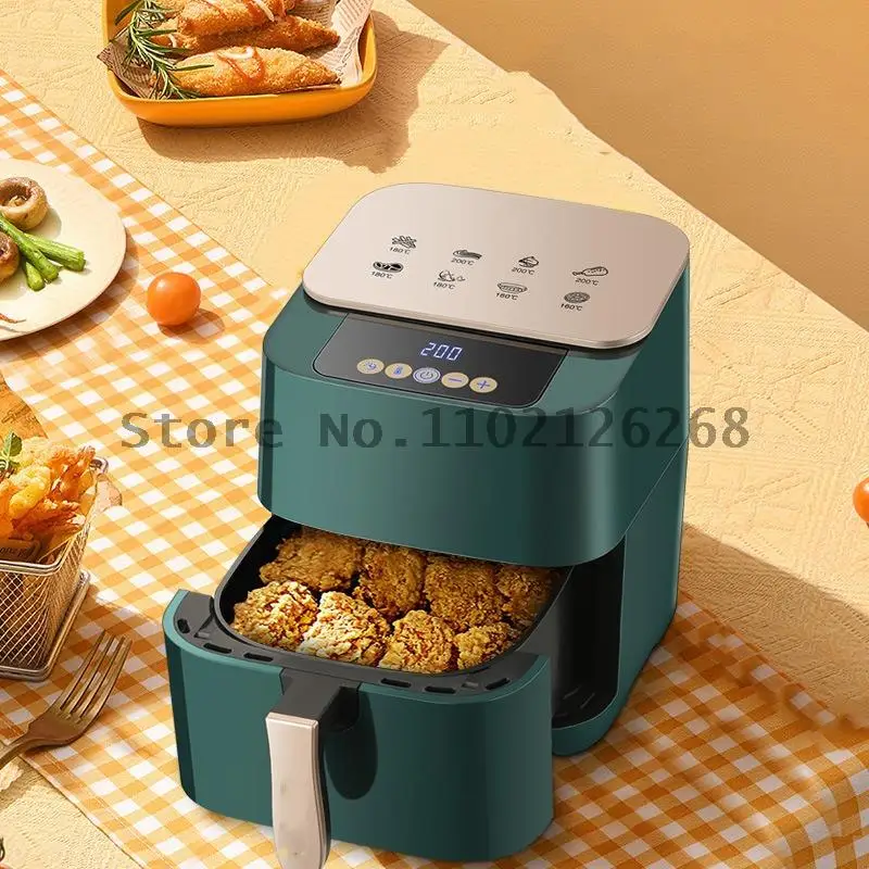 Household Intelligent Air Frying Pan Oven Multi-function Full-automatic Electric Integrated Electromechanical Frying Pan 0 400℃ adjustable intelligent precise temperature controller digital display relay solid state ssr output over temperature alarm oven industrial equipment multi function temperature controller