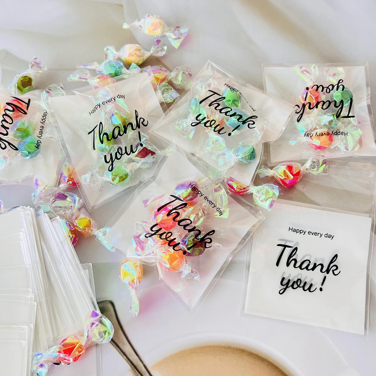 100pcs-Vacuum Sealed Packaging Bag