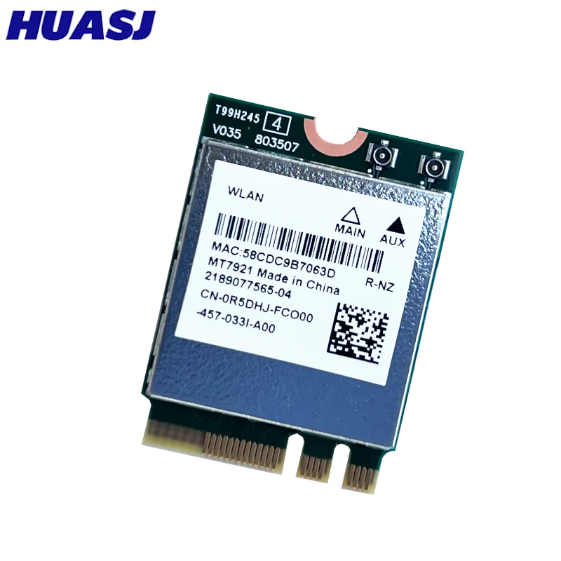 WIFI 6 MT7921 1800Mbps M.2 NGFF 블루투스 5.2 무선 와이파이 카드 듀얼 밴드 2.4G/5GHz MU-MIMO 802.11ax 어댑터 윈도우 10 11