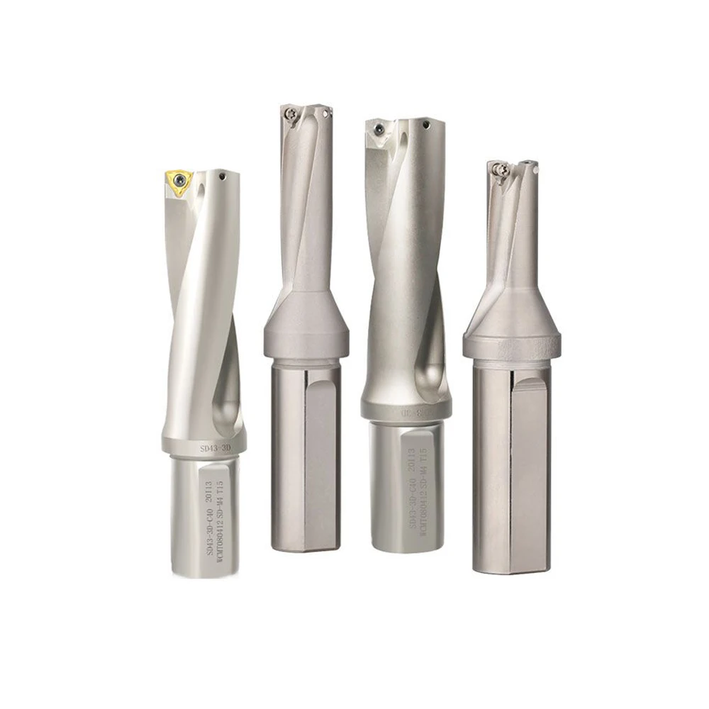 

C20 C25 C32 Indexable Drilling Bit WC Series Fast U Drill 3D CNC Lathe Metal Drill 15mm- 41mm Depth Machinery Drilling Tools