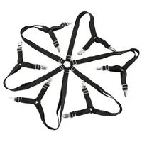 12 pinces élastiques pour draps, attaches pour literie antidérapante, housses de canapé et couvertures, outils ménagers 6