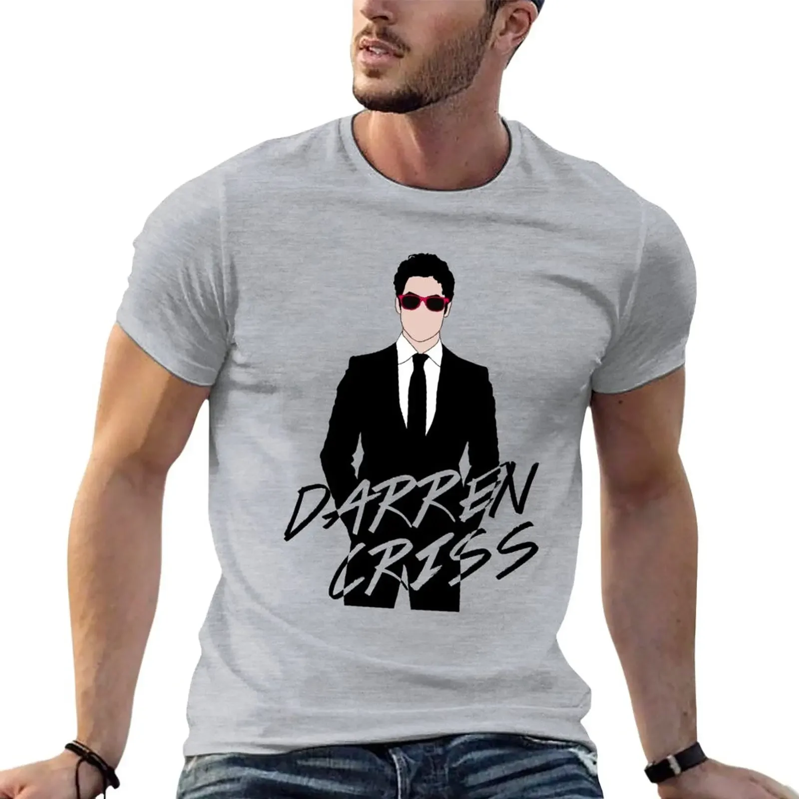 

Darren Criss Pink T-Shirt shirts graphic tees vintage plain t shirts men