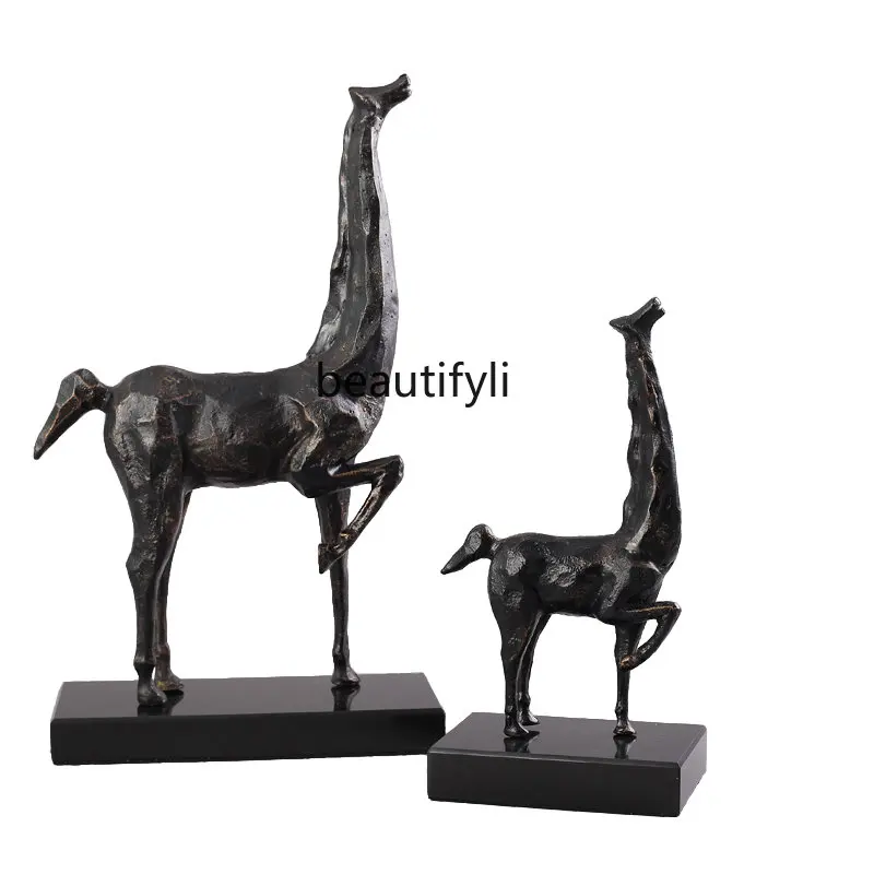 

New Chinese Style Living Room Decoration Office Entrance Lucky Horse FloorOrnamentsCreative Home SalesDepartmentDecoration Table