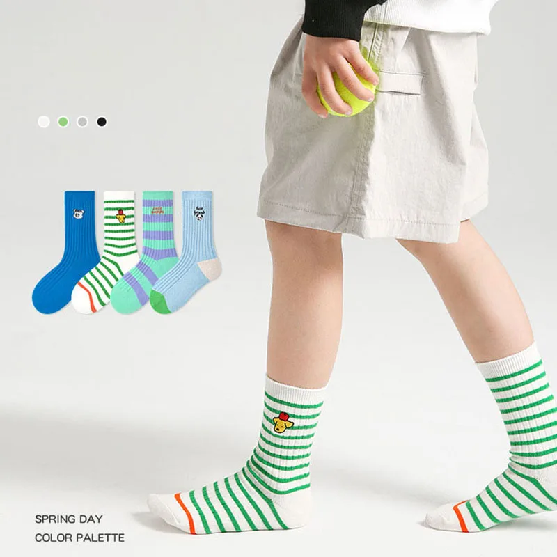 Cotton Cartoon Socks for Kids Boys Girls